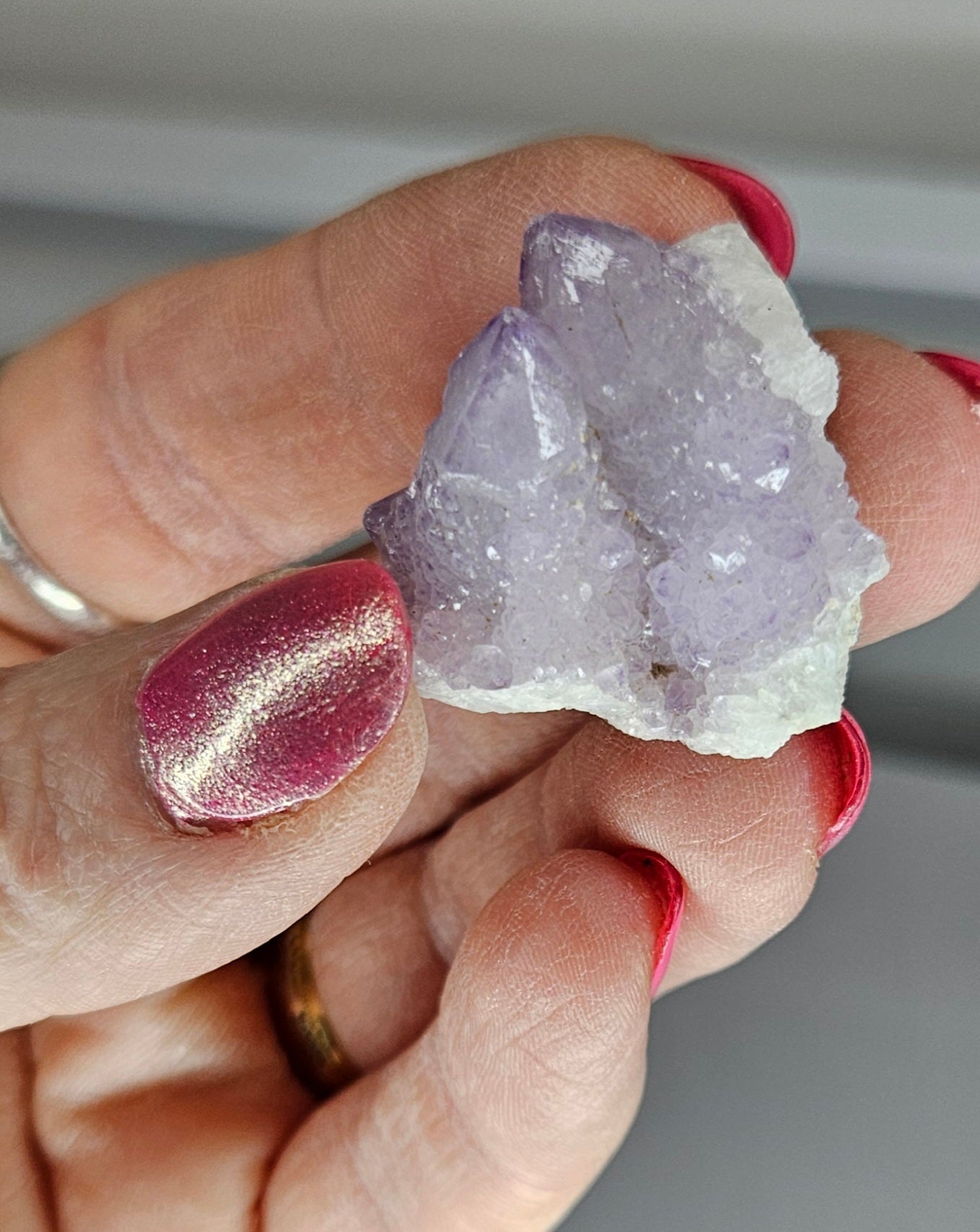 Purple spirit quartz