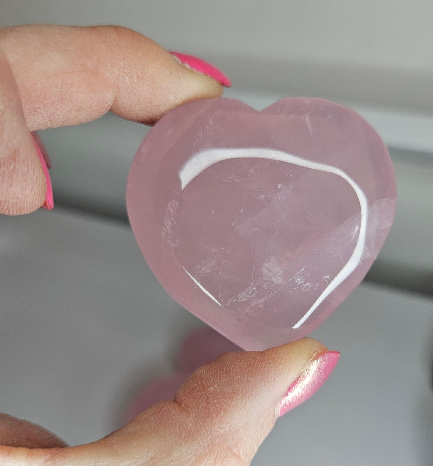 Rose quartz hearts