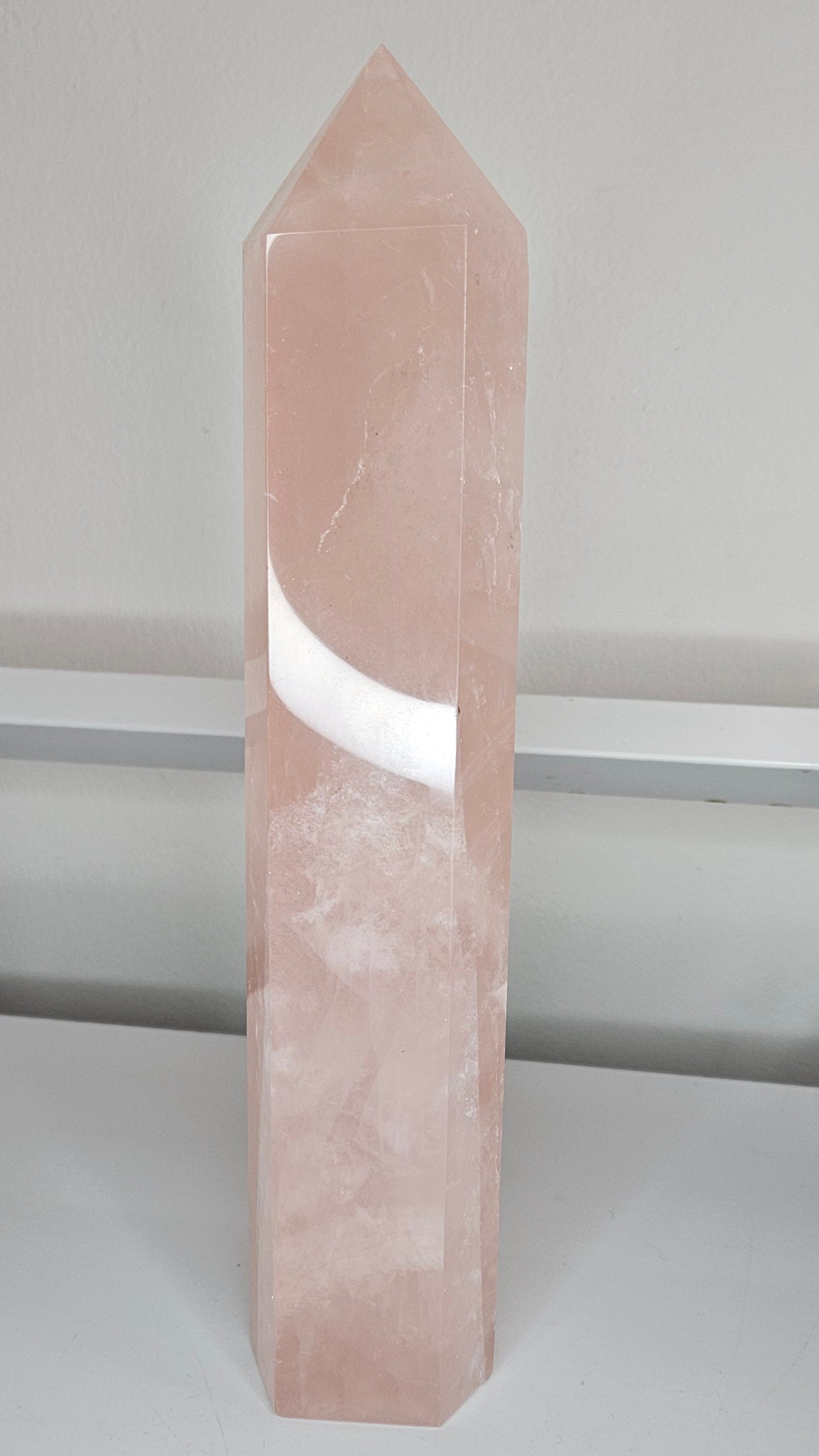 Rose quartz large towers