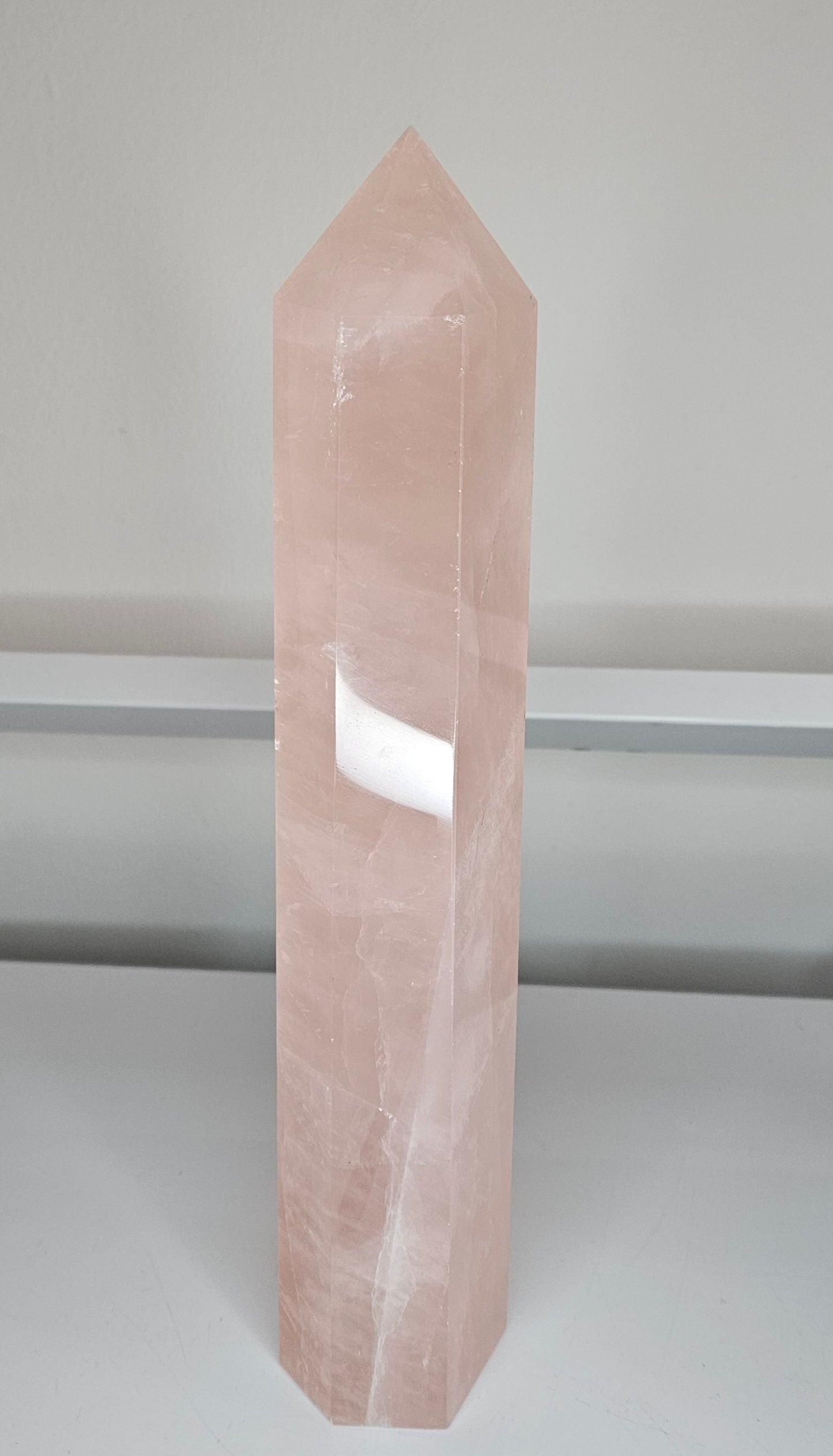 Rose quartz large towers