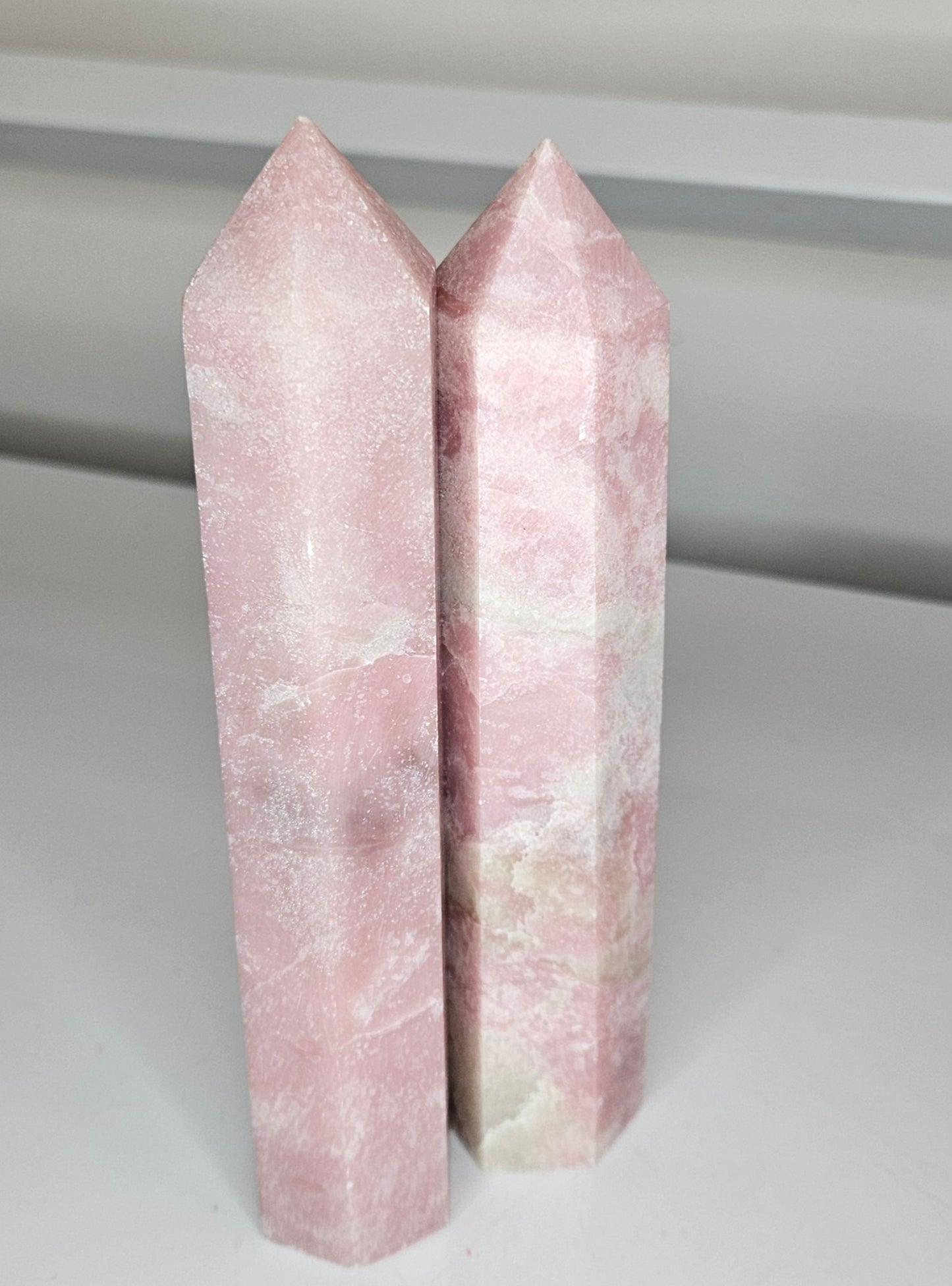 Pink opal towers