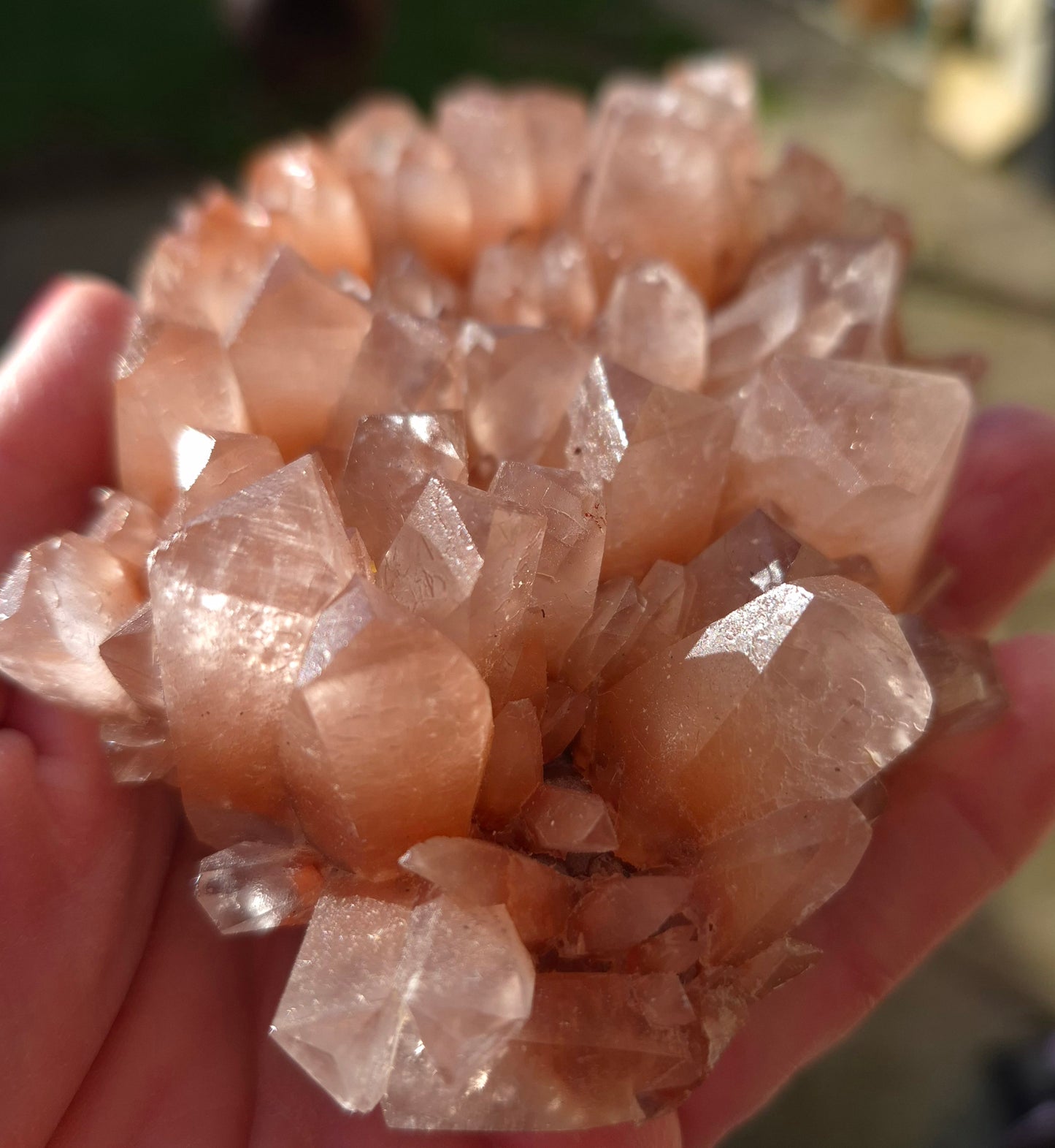 Red shadow quartz