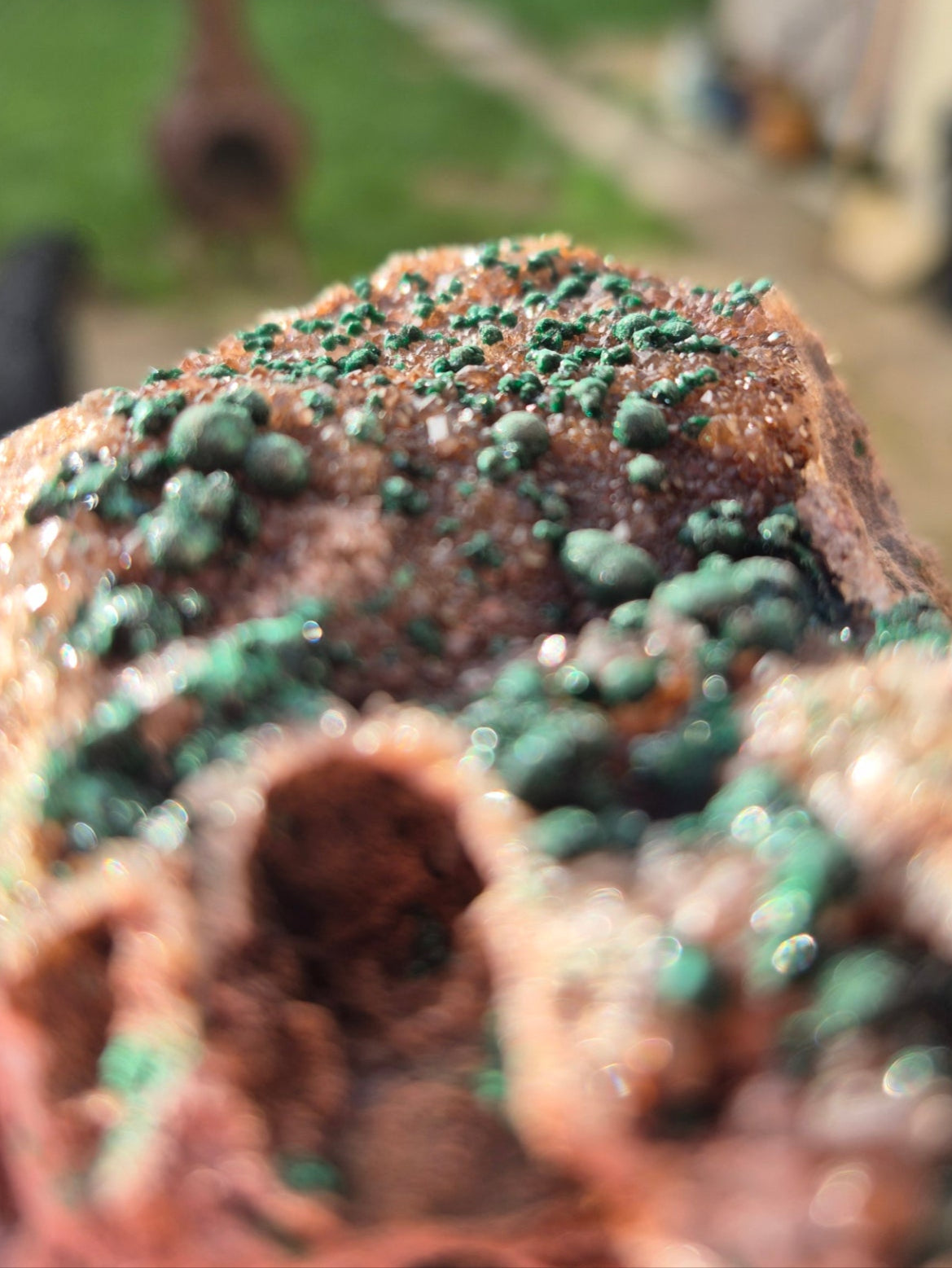 Malachite specimen