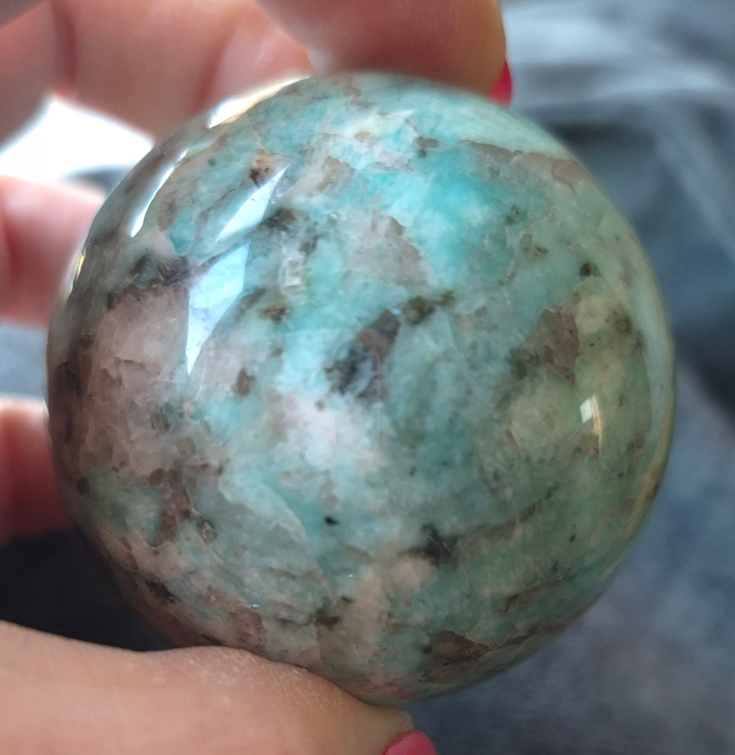 Amazonite sphere