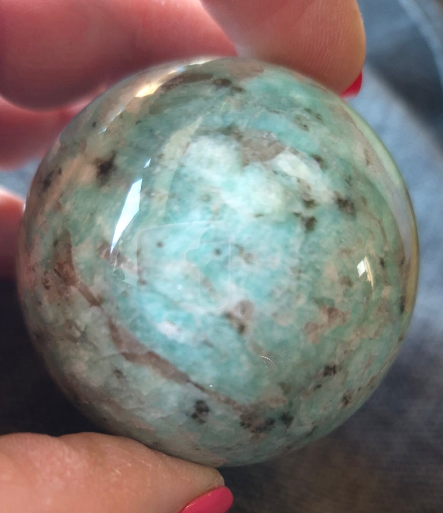 Amazonite sphere