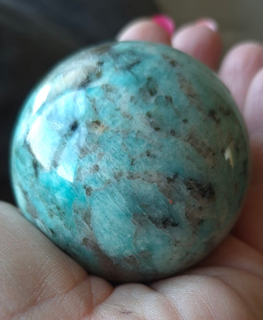 Amazonite sphere